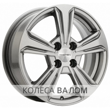 Khomen Wheels KHW1502 (15_Solaris II) 6x15 4x100 ET48 54.1 grey